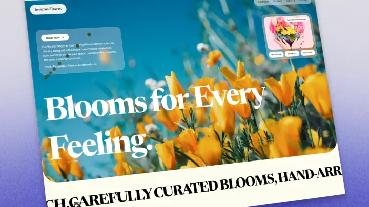 Flower project preview